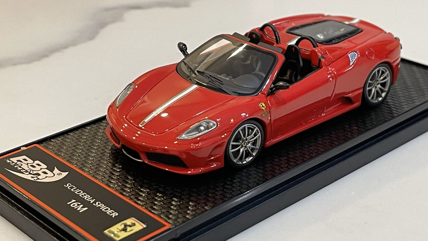 BBR 1/43 Ferrari 16M Scuderia Spider 2009 Red BBRC01A