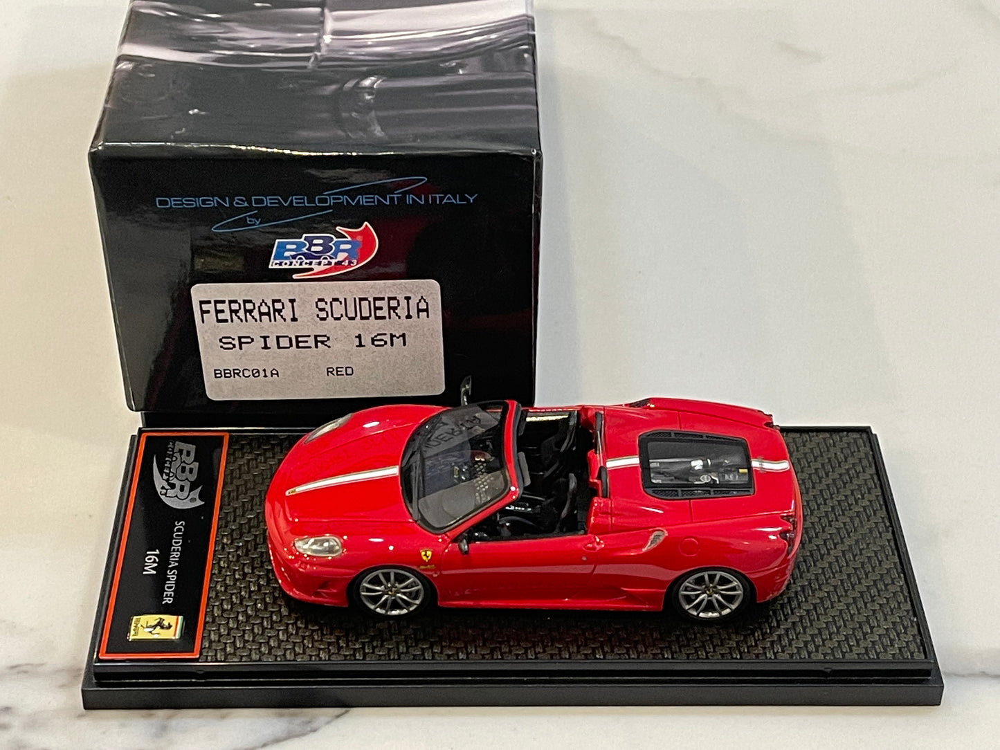 BBR 1/43 Ferrari 16M Scuderia Spider 2009 Red BBRC01A