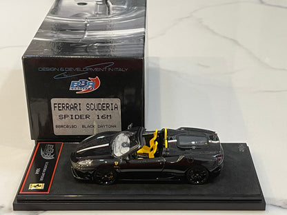 BBR 1/43 Ferrari 16M Scuderia Spider 2009 Black Daytona BBRC01BD