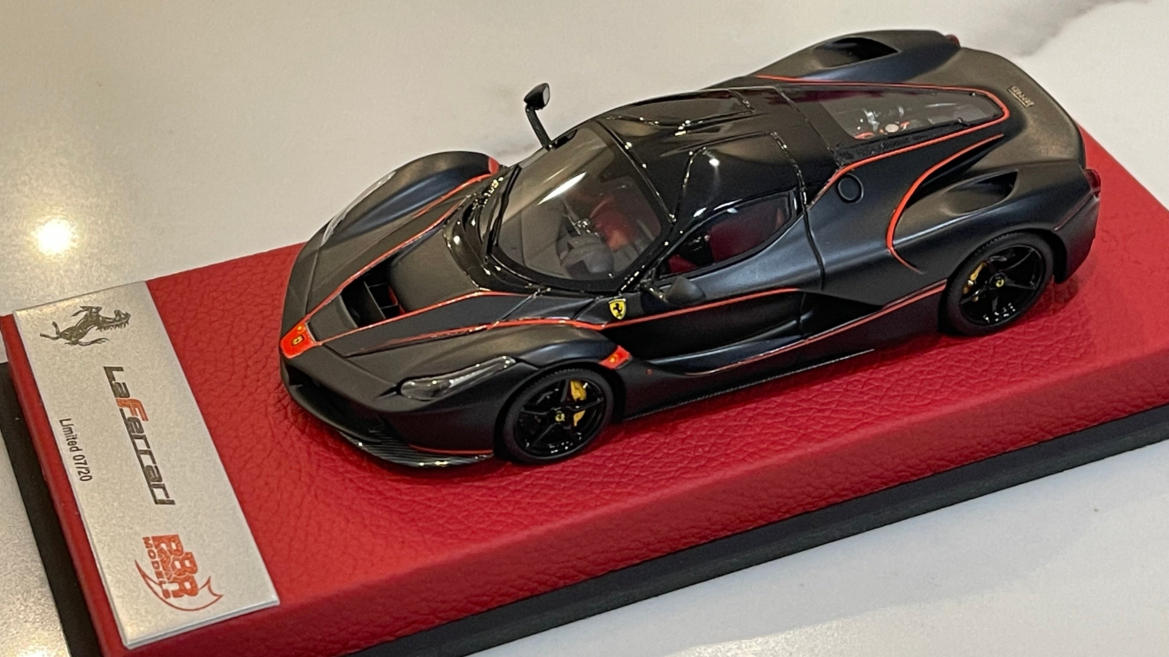 BBR 1/43 Ferrari LaFerrari 2013 Matt Black BBRC137MBSTRPRE