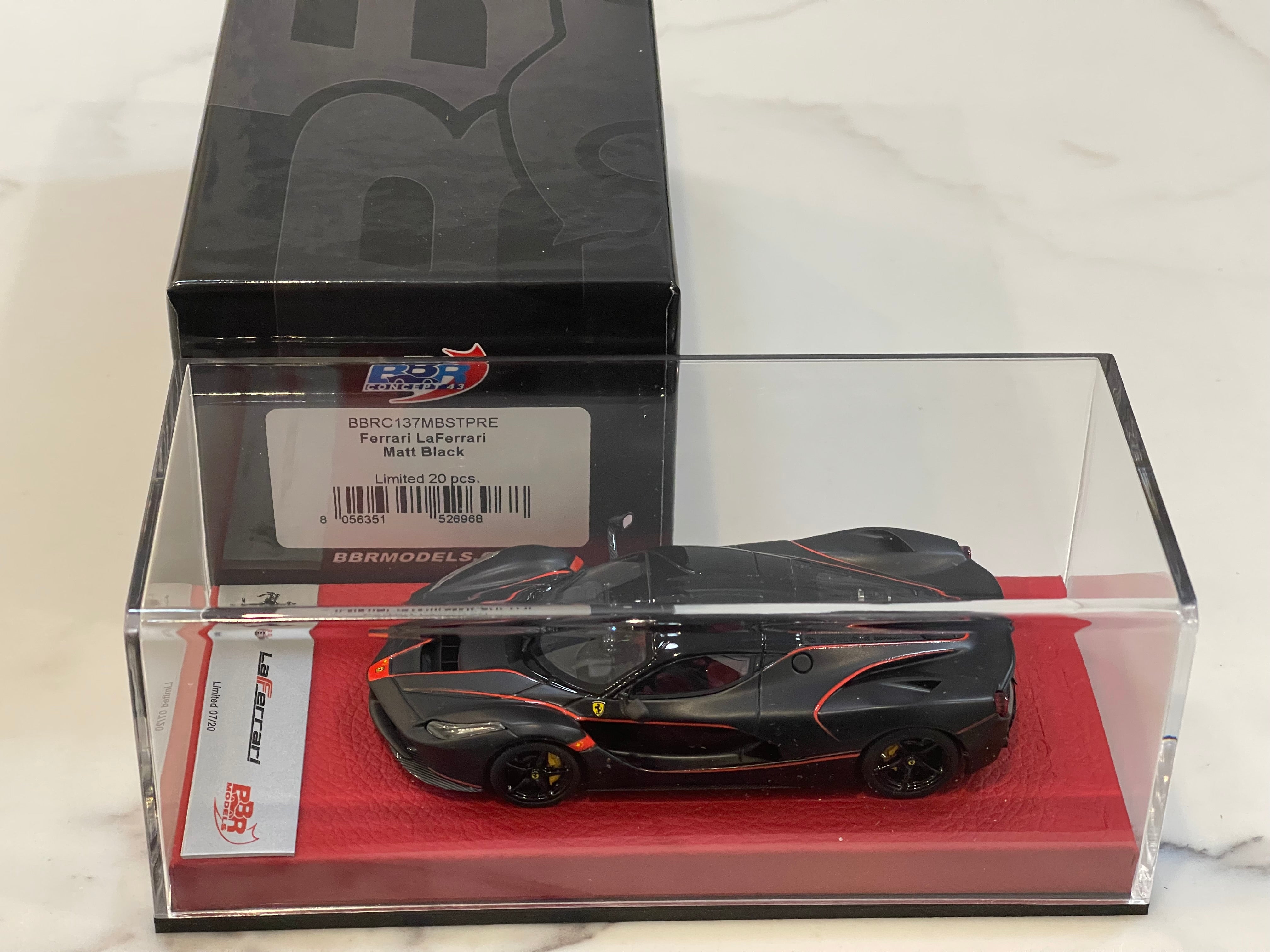 BBR 1/43 Ferrari LaFerrari 2013 Matt Black BBRC137MBSTRPRE