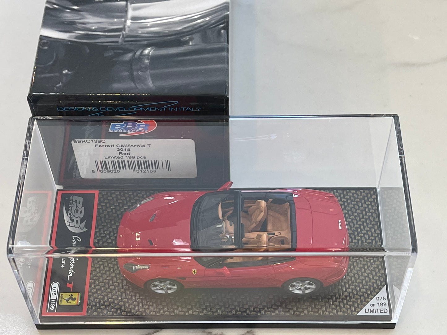 BBR 1/43 Ferrari California T 2014 Red BBRC139C