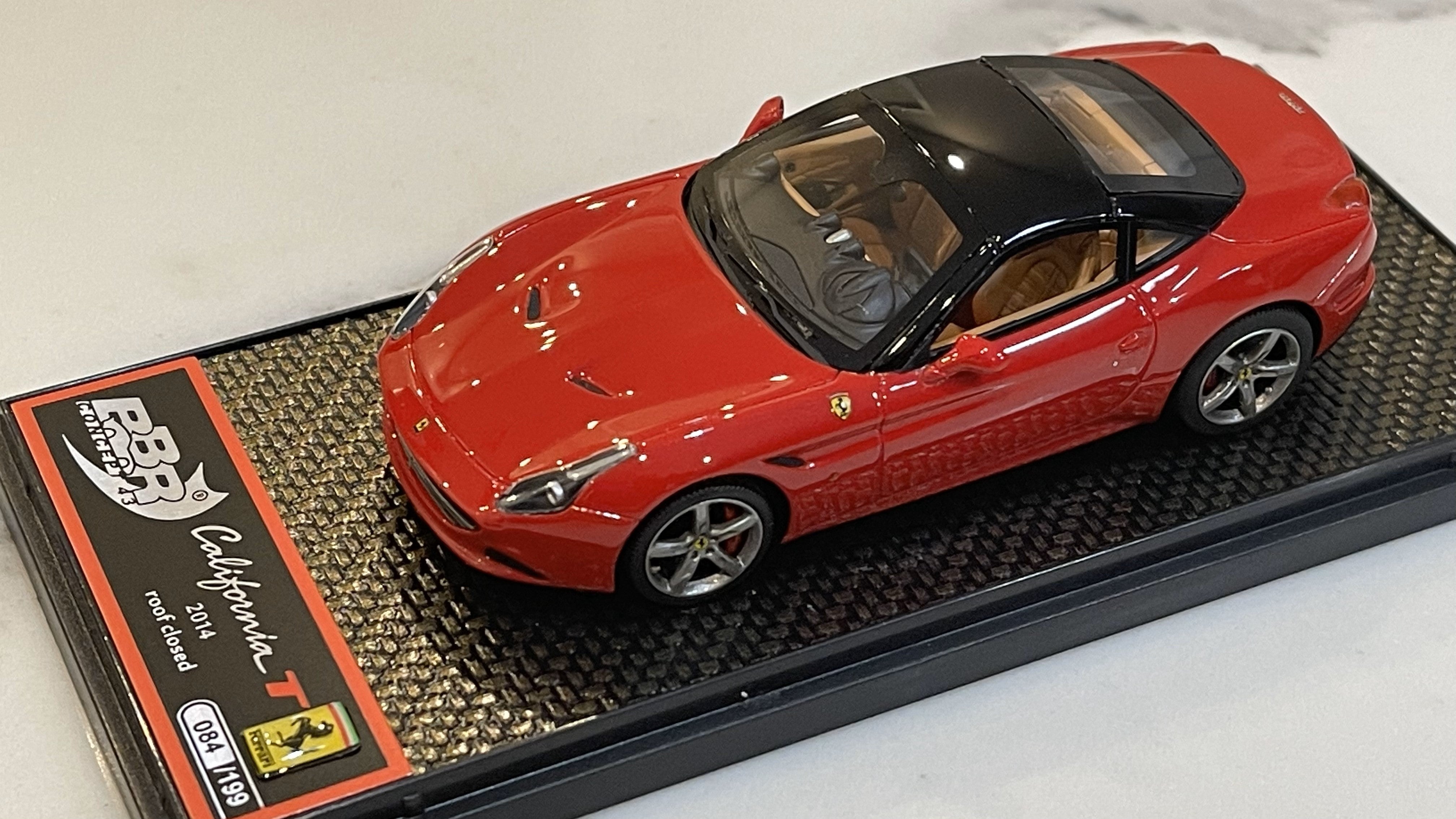 BBR 1/43 Ferrari California T Closed Roof 2014 Red BBRC140C