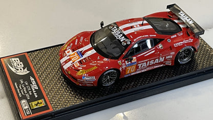 BBR 1/43 Ferrari 458 Italia LM GTE Am 24 Hours Le Mans 2014 Red No. 70 BBRC155