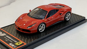 BBR 1/43 Ferrari 488 GTB 2015 Rosso Corsa BBRC165-1