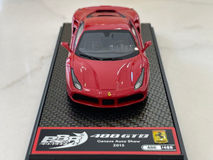 BBR 1/43 Ferrari 488 GTB 2015 Rosso Corsa BBRC165