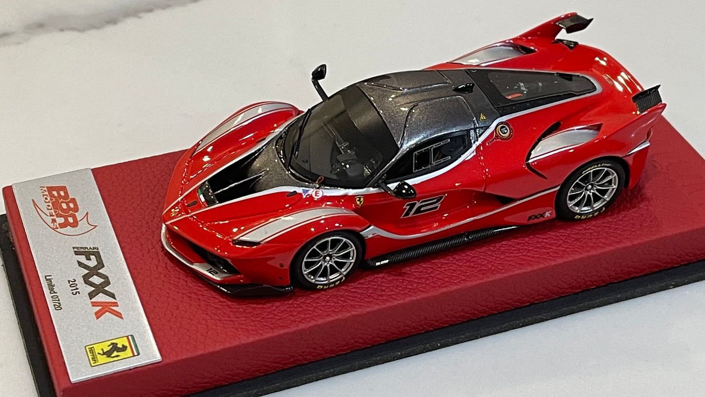 BBR 1/43 Ferrari FXX-K 2015 Rosso Scuderia No. 12 BBRC175BPRE