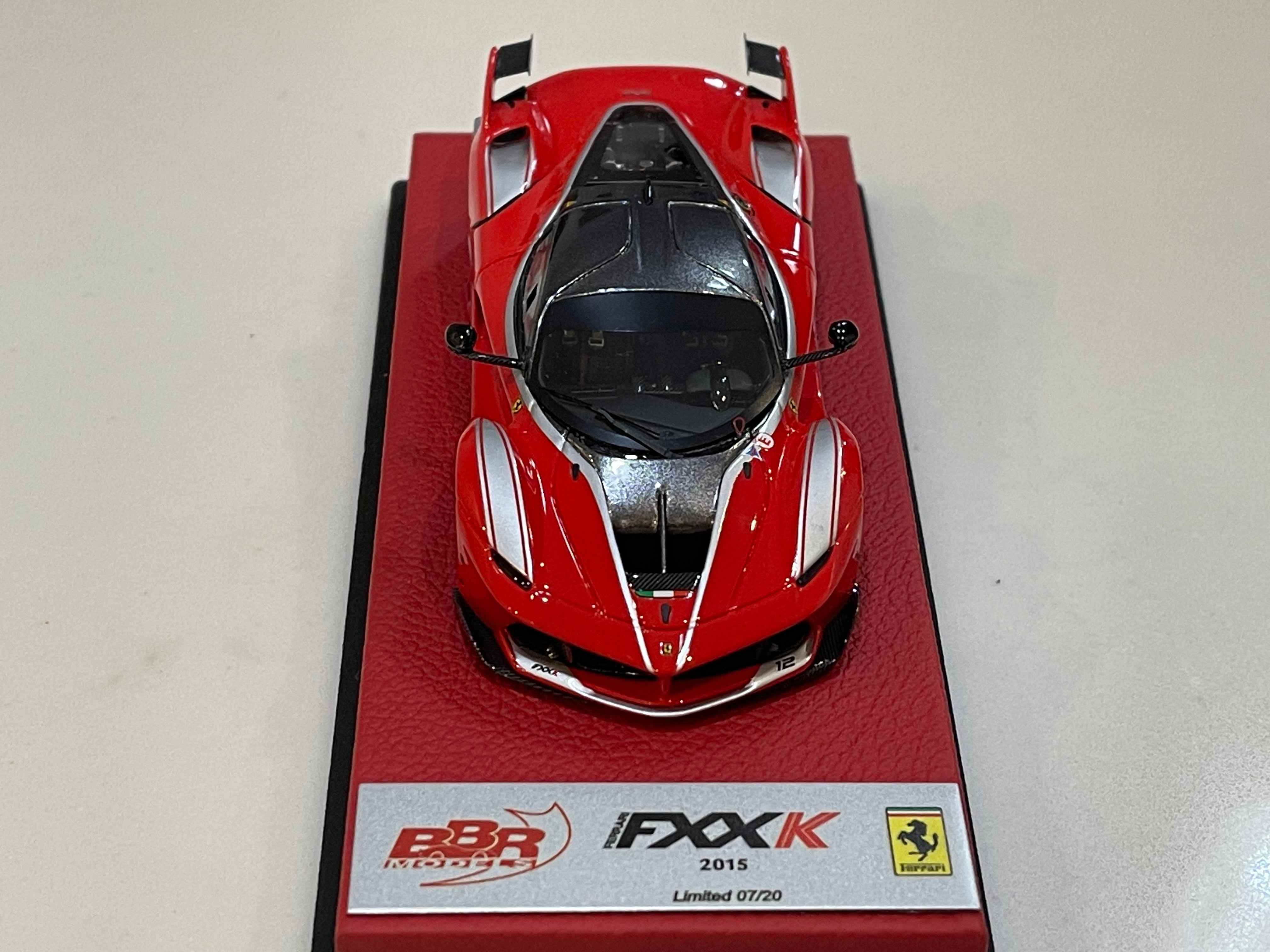 BBR 1/43 Ferrari FXX-K 2015 Rosso Scuderia No. 12 BBRC175BPRE