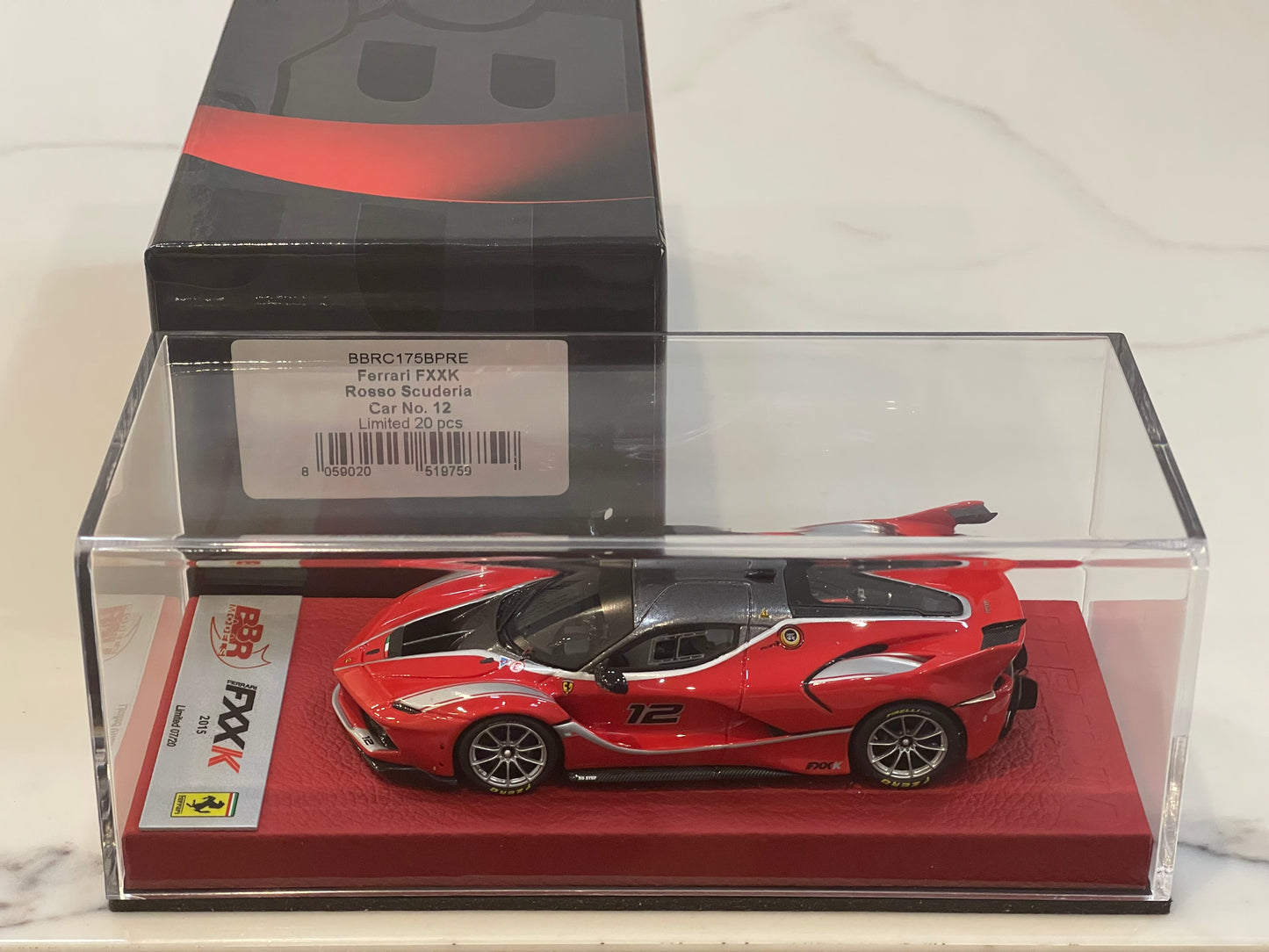 BBR 1/43 Ferrari FXX-K 2015 Rosso Scuderia No. 12 BBRC175BPRE