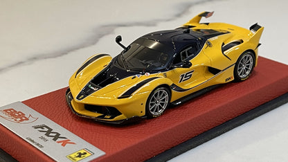 BBR 1/43 Ferrari FXX-K 2015 Giallo Modena No. 15 BBRC175CPRE