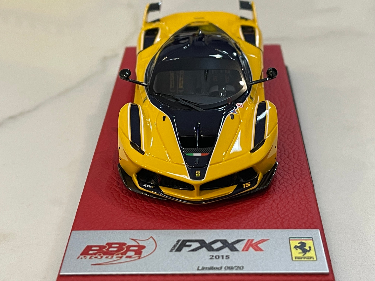 BBR 1/43 Ferrari FXX-K 2015 Giallo Modena No. 15 BBRC175CPRE