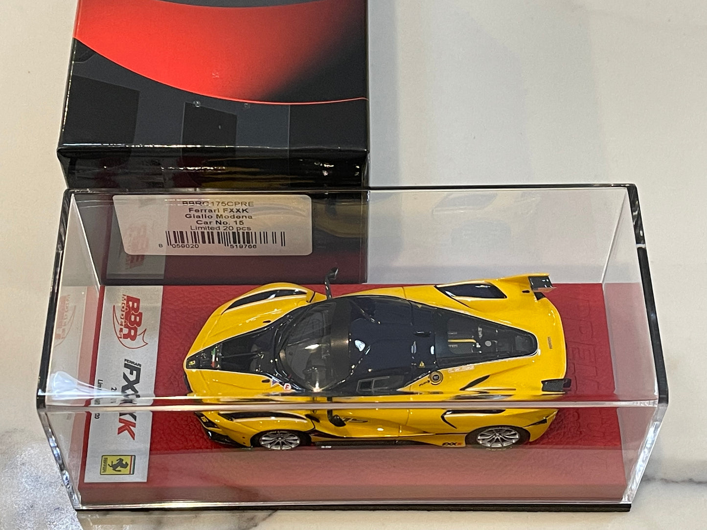BBR 1/43 Ferrari FXX-K 2015 Giallo Modena No. 15 BBRC175CPRE