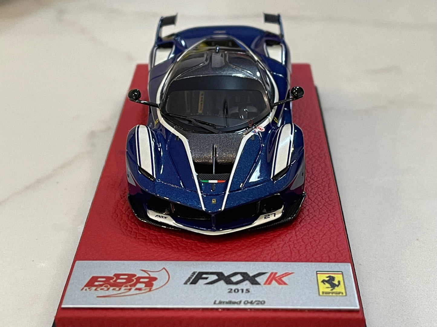 BBR 1/43 Ferrari FXX-K 2015 TDF Blue No. 27 BBRC175DPRE