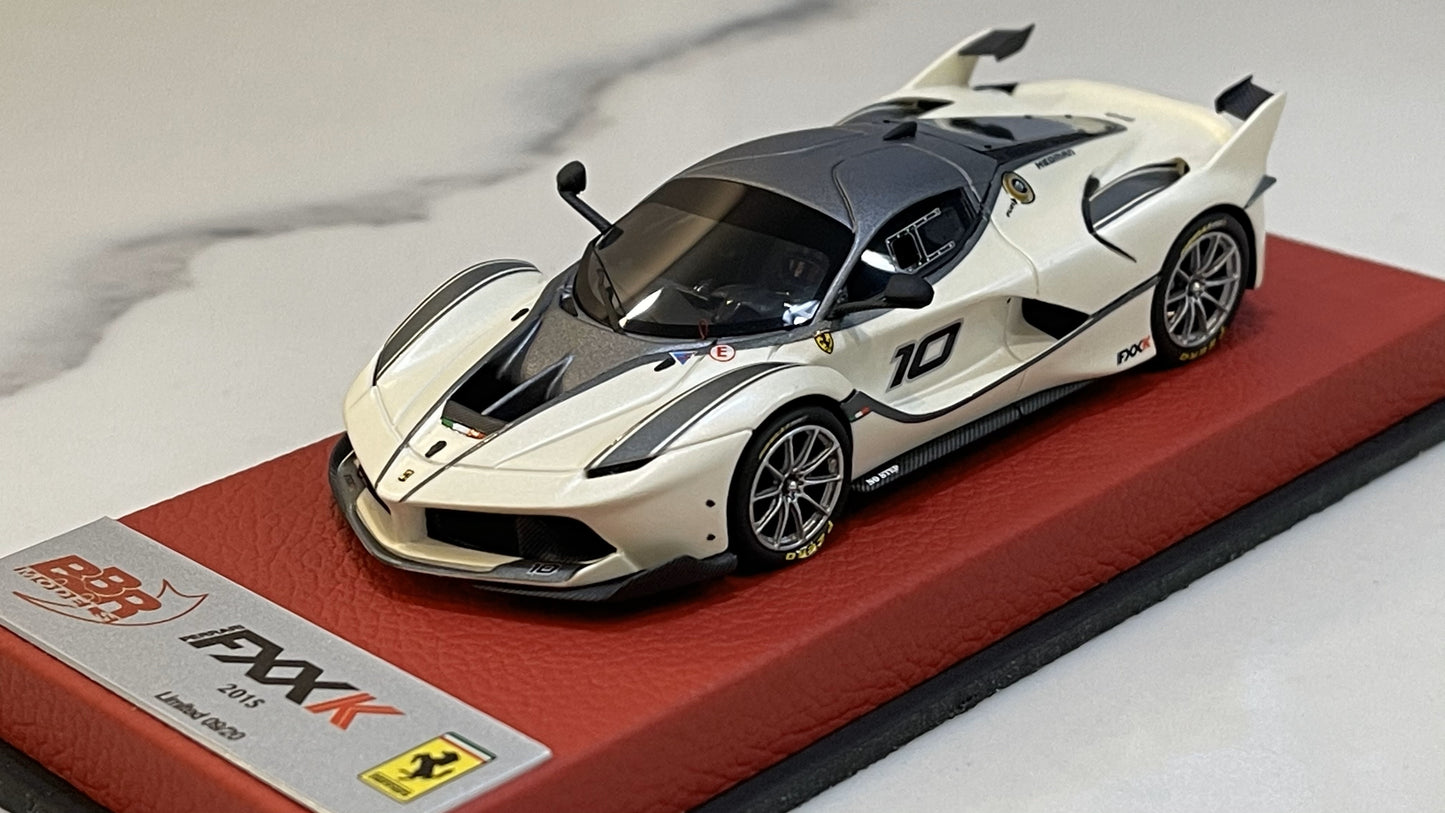 BBR 1/43 Ferrari FXX-K 2015 Fuji White No. 10 BBRC175MPRE
