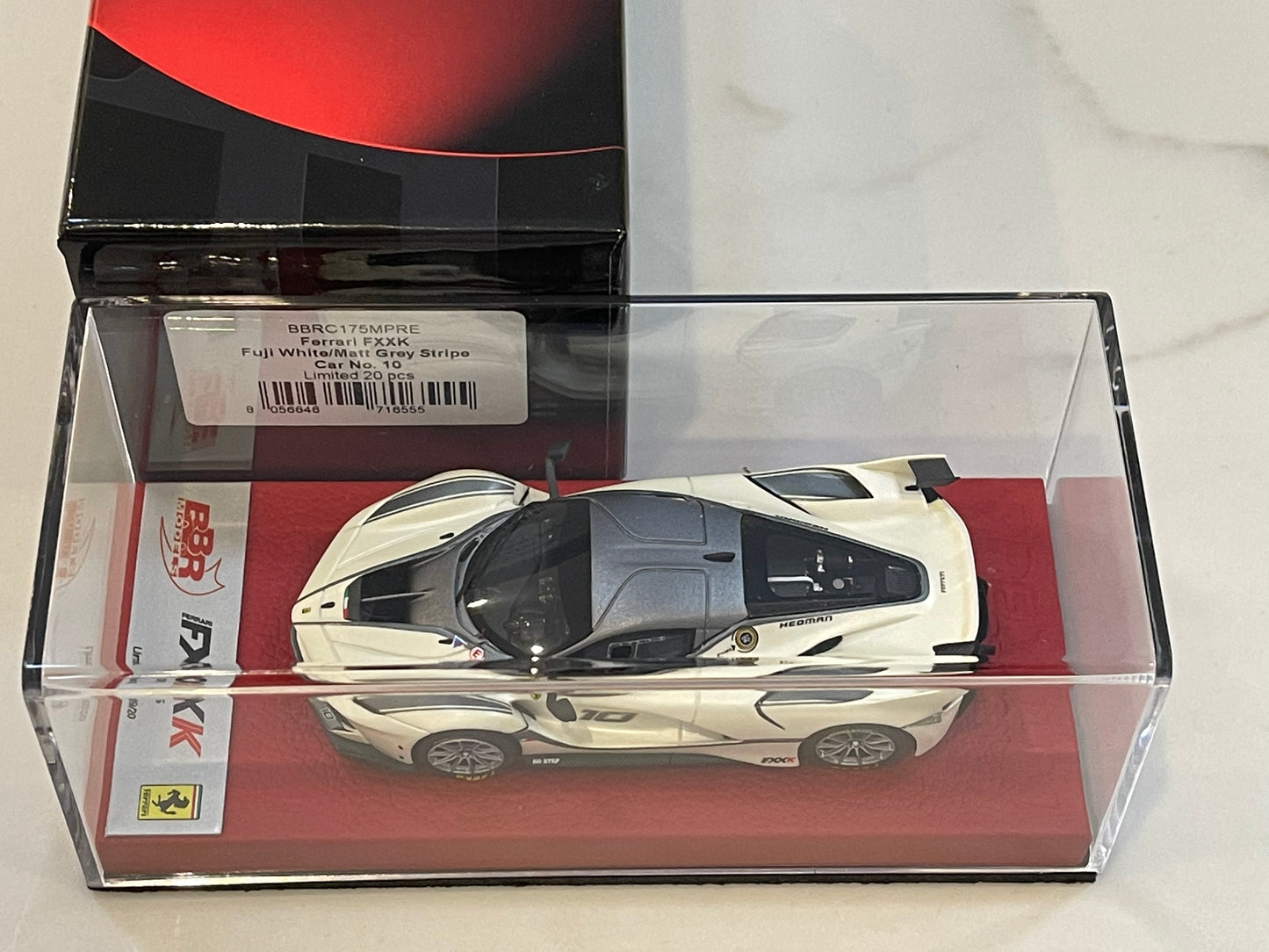 BBR 1/43 Ferrari FXX-K 2015 Fuji White No. 10 BBRC175MPRE