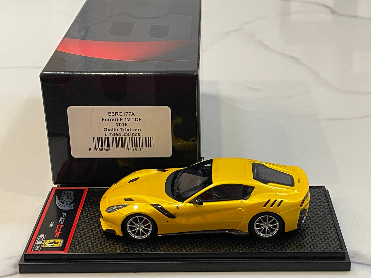 BBR 1/43 Ferrari F12 TDF 2015 Giallo Tristrato BBRC177A