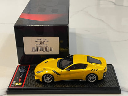 BBR 1/43 Ferrari F12 TDF 2015 Giallo Tristrato BBRC177A