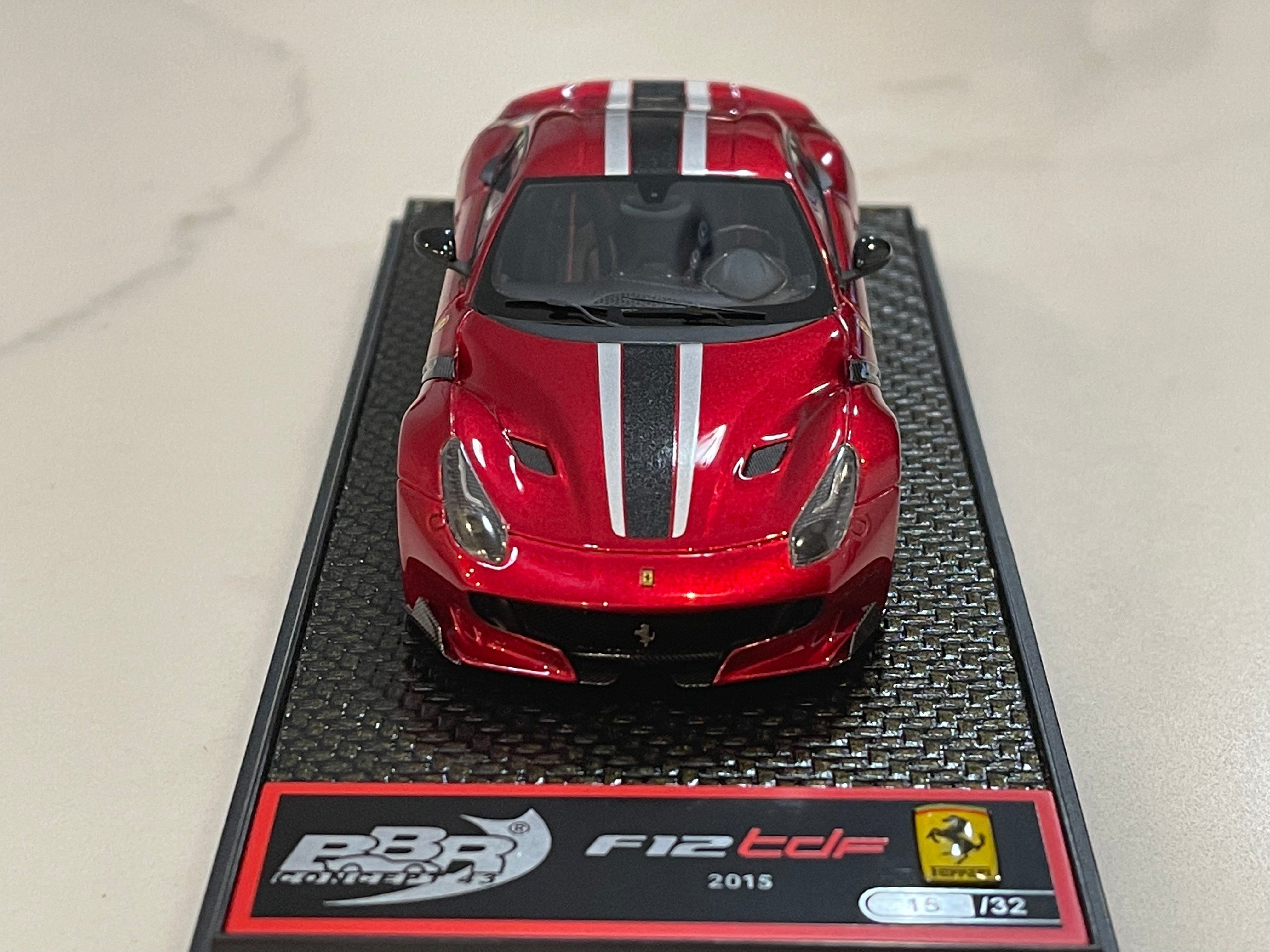 BBR 1/43 Ferrari F12 TDF 2015 Rosso Enzo BBRC177G