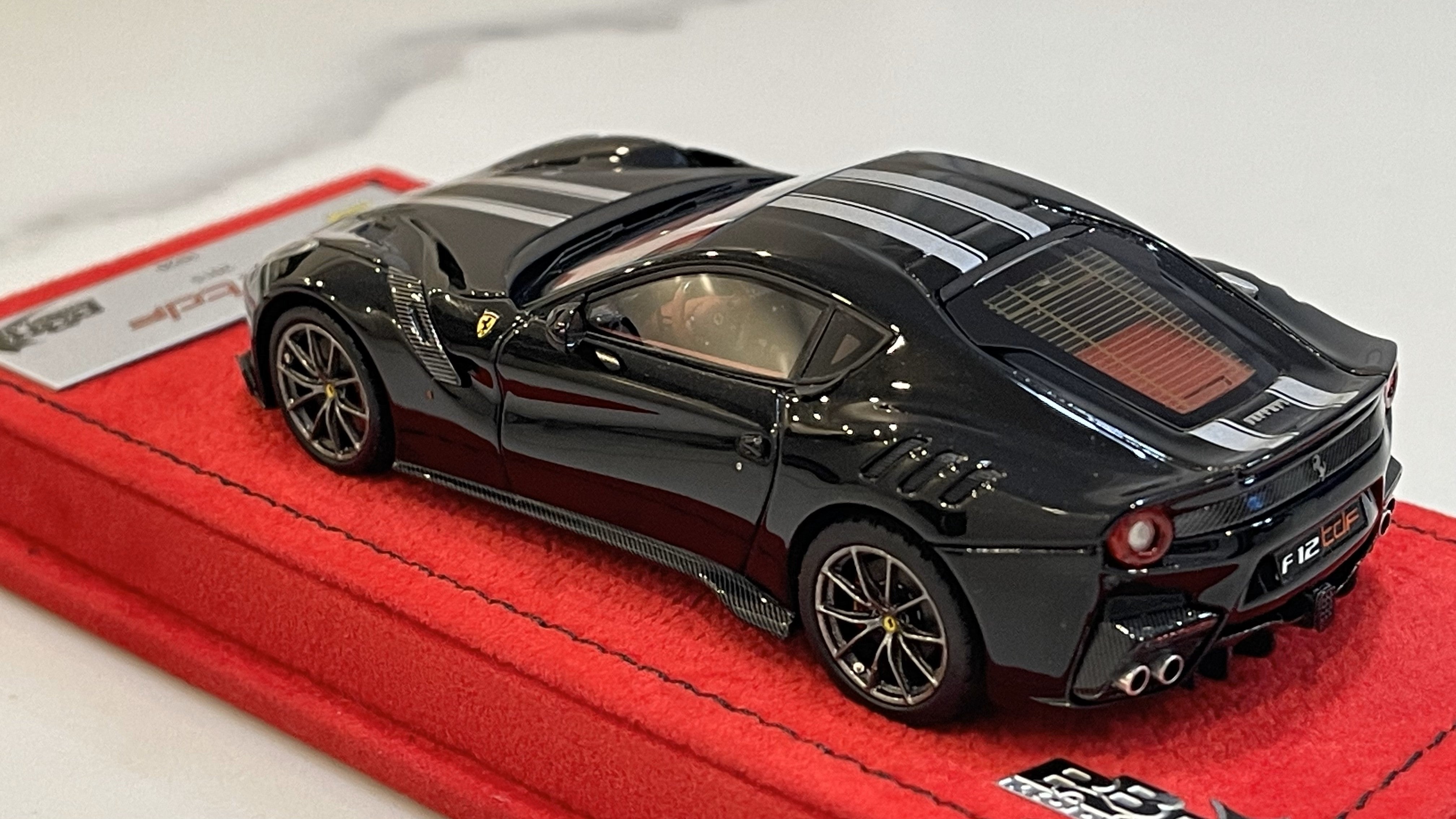 BBR 1/43 Ferrari F12 TDF 2015 Nero Daytona BBRC177H1