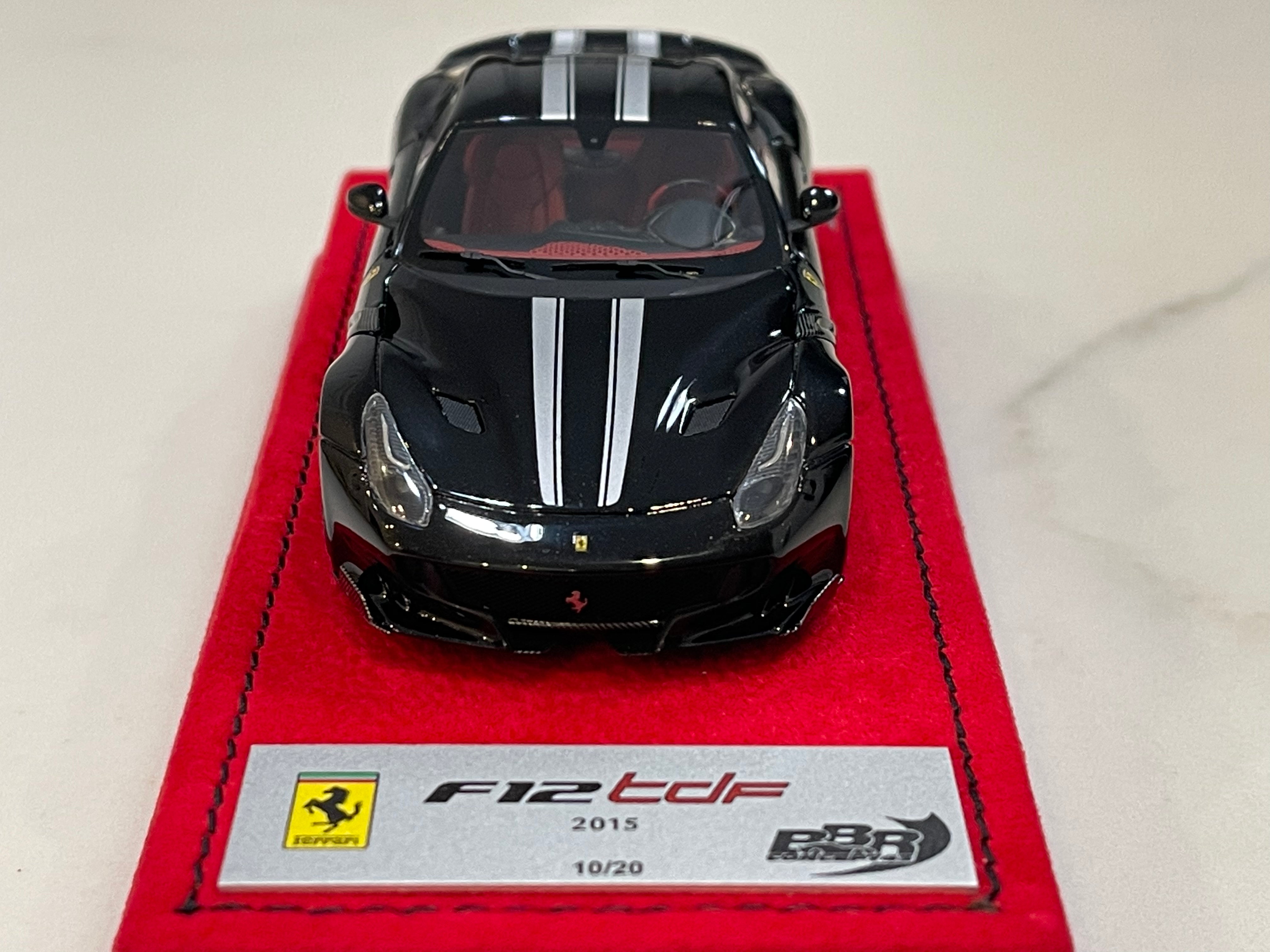 BBR 1/43 Ferrari F12 TDF 2015 Nero Daytona BBRC177H1