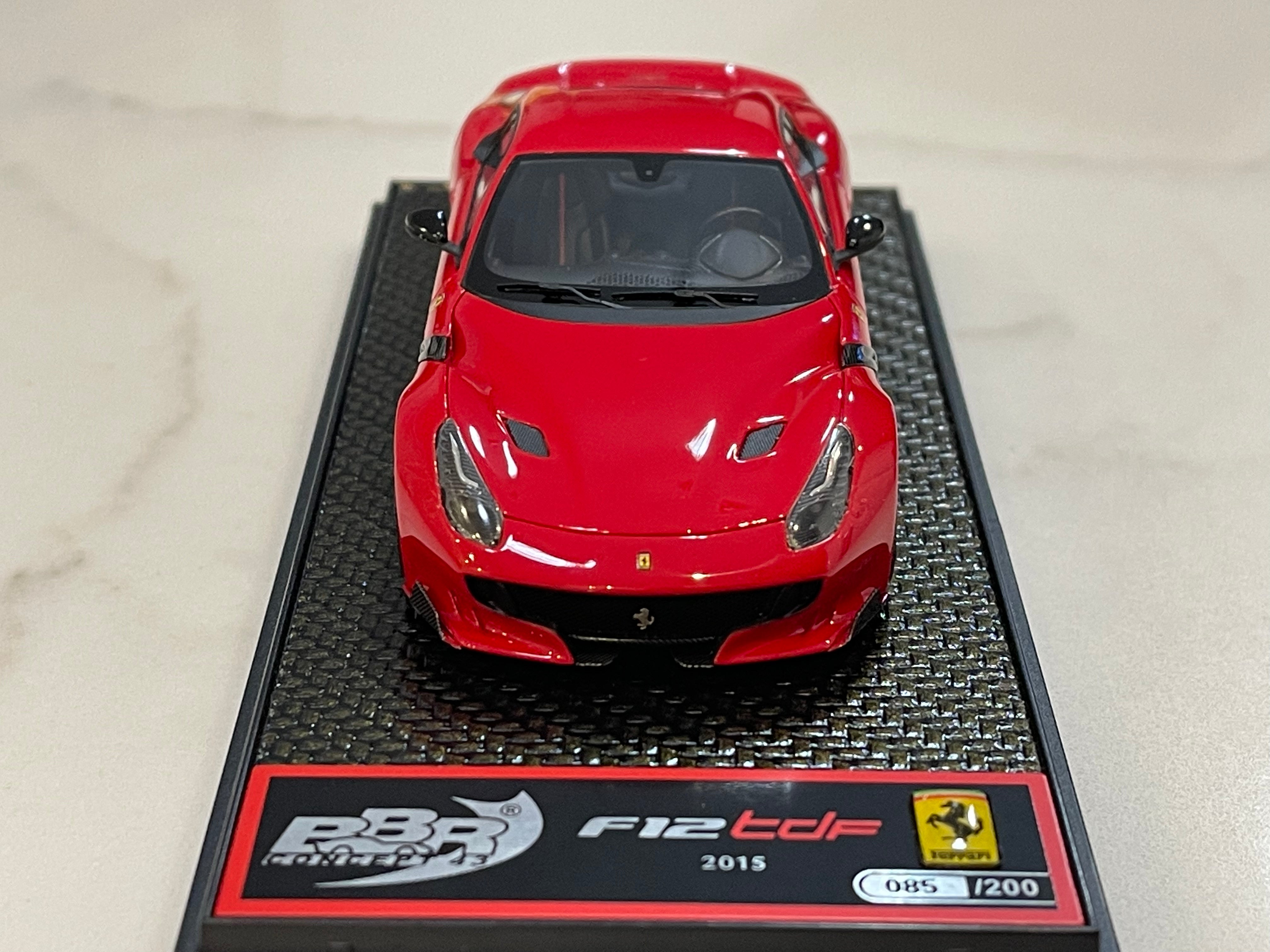 BBR 1/43 Ferrari F12 TDF 2015 Rosso Corsa BBRC177RC