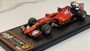 BBR 1/43 Ferrari F15-T GP Singapore 2015 S. Vettel F1 Red No. 5 BBRC178A