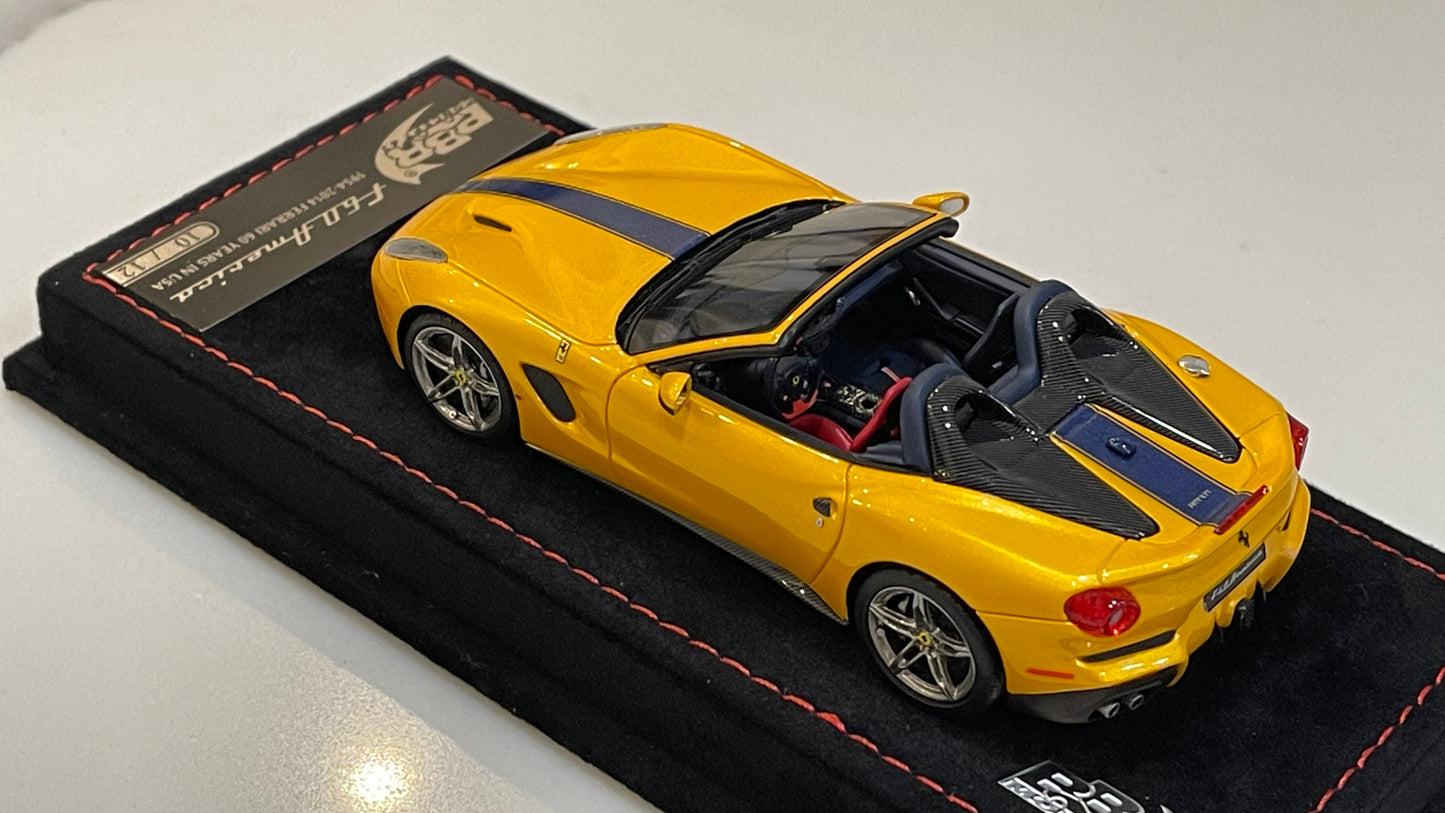 BBR 1/43 Ferrari F60 America 2014 Giallo Tristrato BBRC182CCH