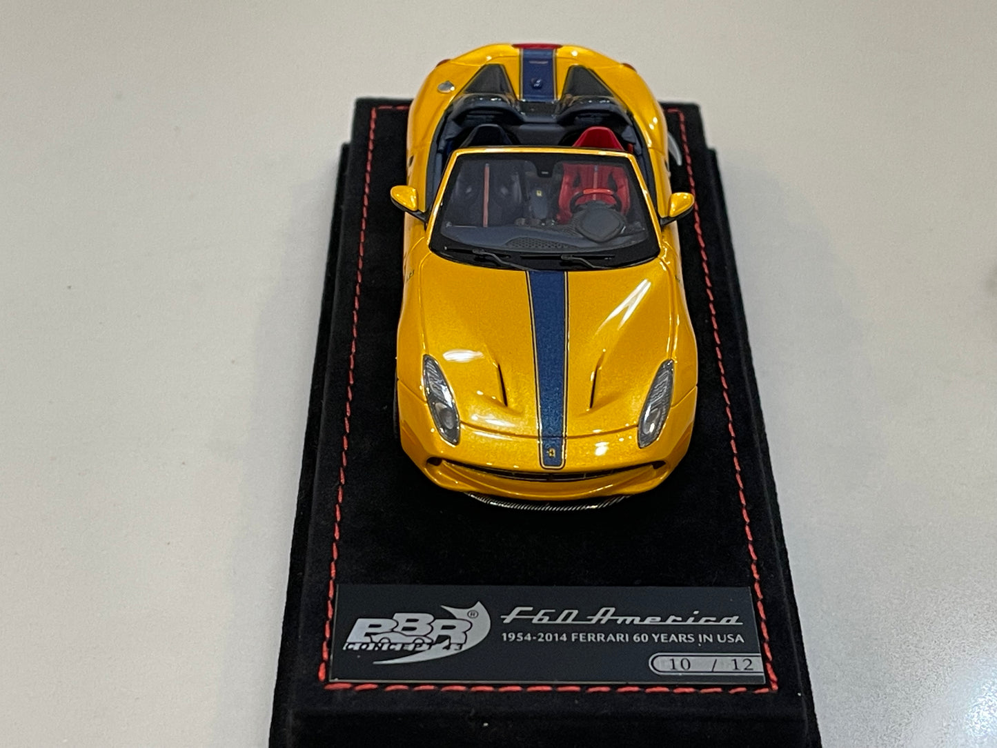 BBR 1/43 Ferrari F60 America 2014 Giallo Tristrato BBRC182CCH
