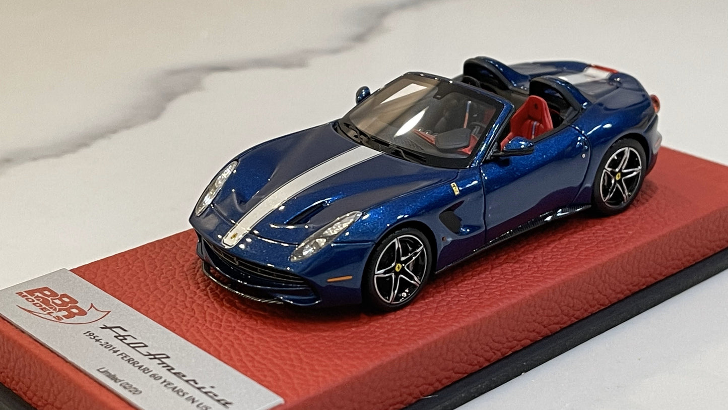 BBR 1/43 Ferrari F60 America 2014 Blue Nart BBRC182EPRE