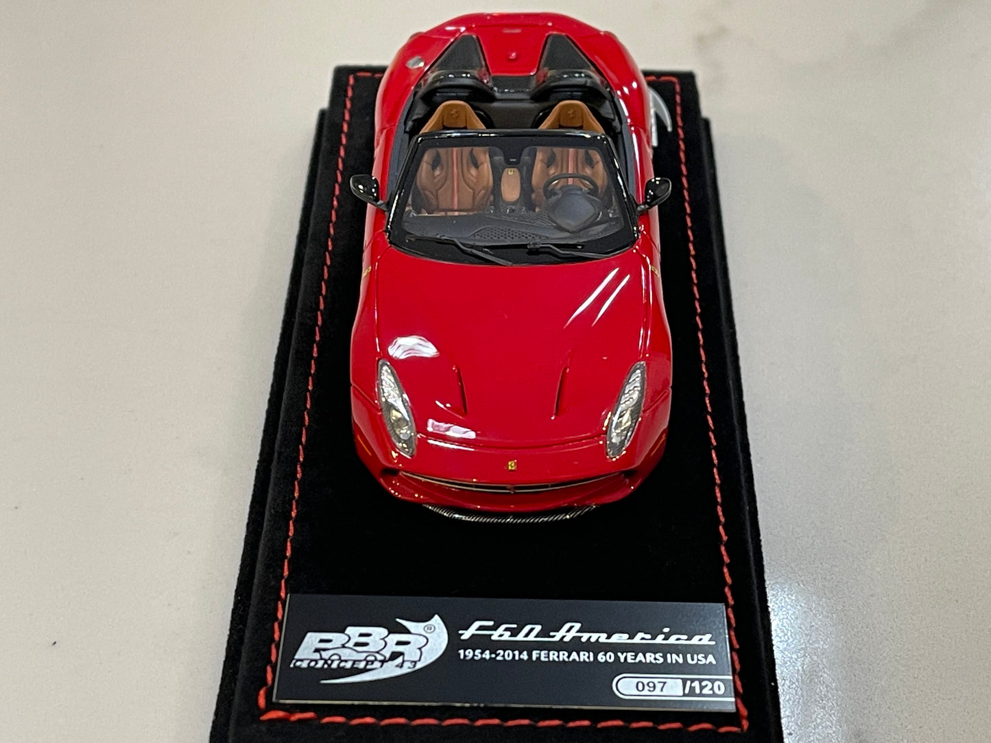 BBR 1/43 Ferrari F60 America 2014 Rosso Corsa BBRC182F