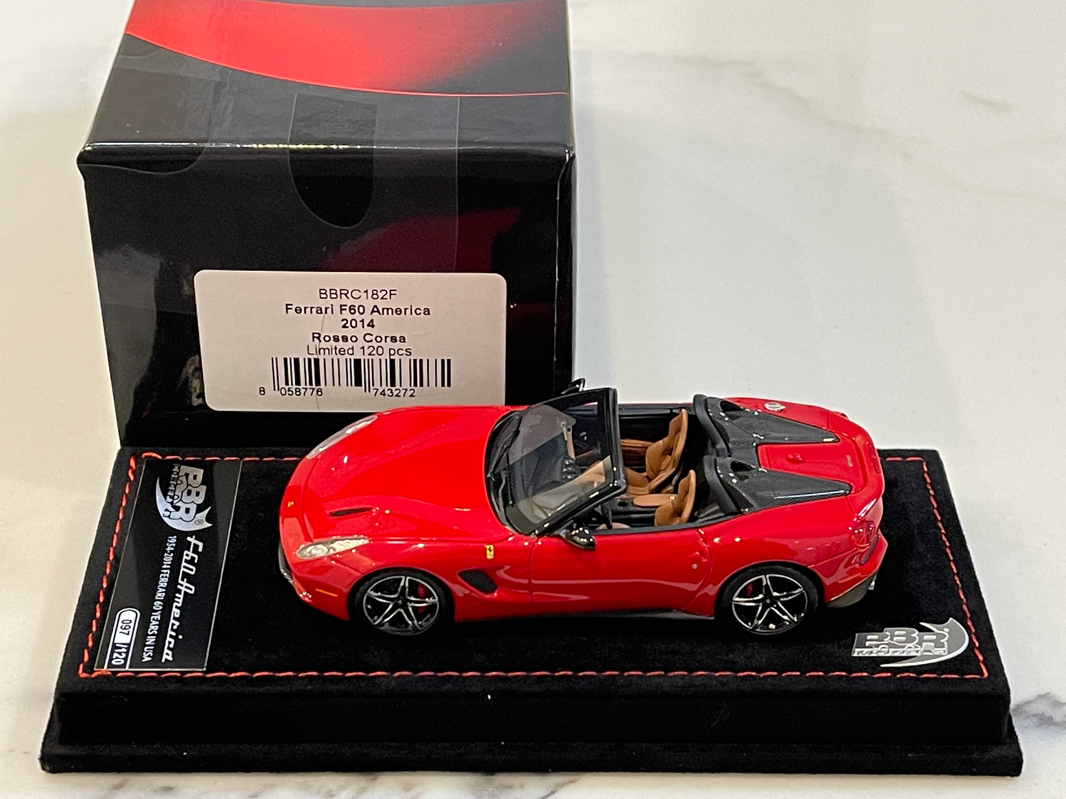 BBR 1/43 Ferrari F60 America 2014 Rosso Corsa BBRC182F