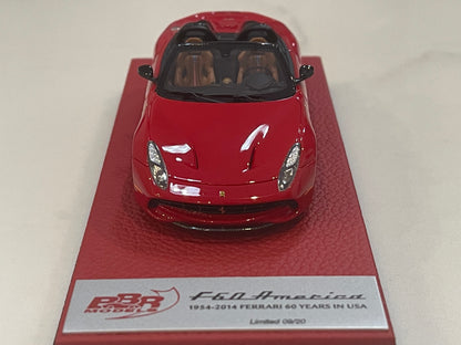 BBR 1/43 Ferrari F60 America 2014 Rosso Corsa BBRC182FPRE