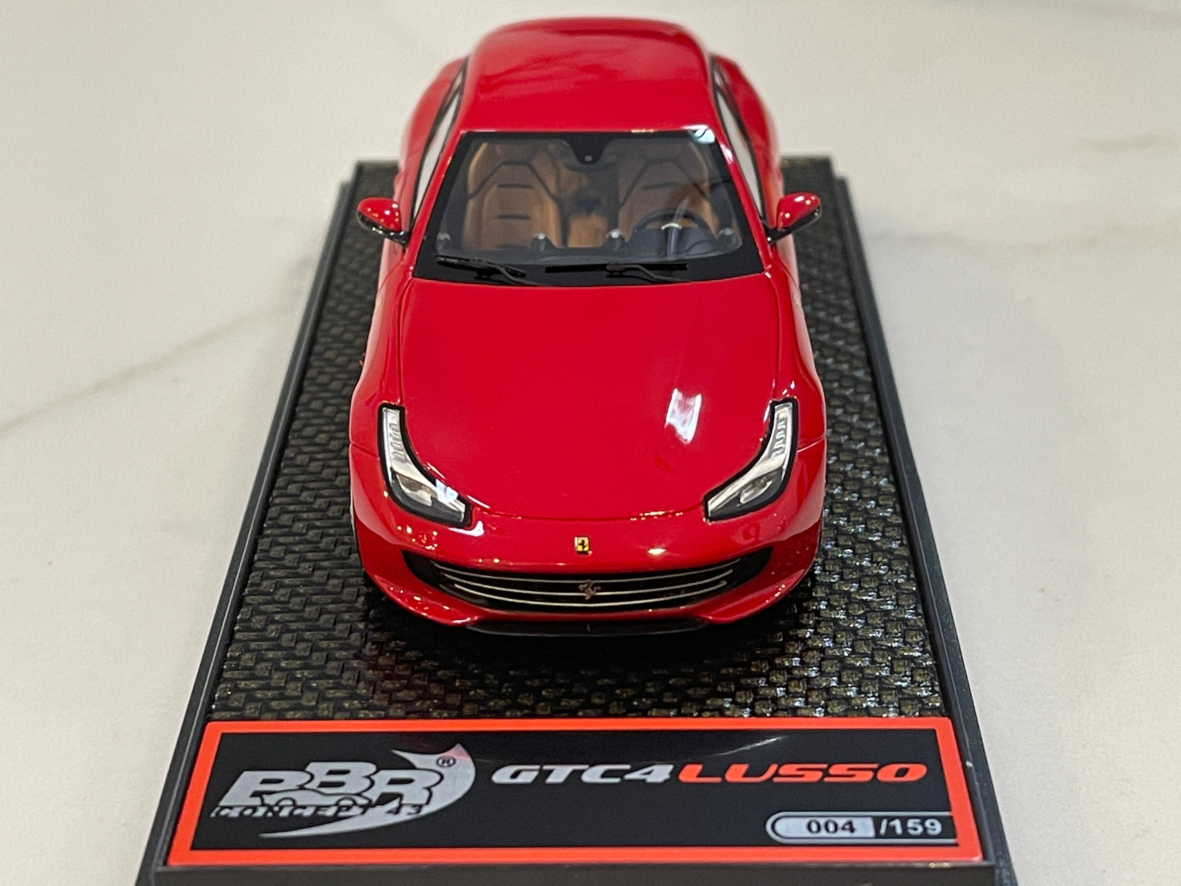 BBR 1/43 Ferrari GTC4 Lusso 2016 Rosso Corsa BBRC185C