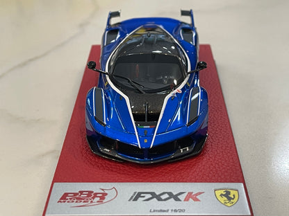 BBR 1/43 Ferrari FXX-K 2015 Blu Francia No. 17 BBRC186BPRE