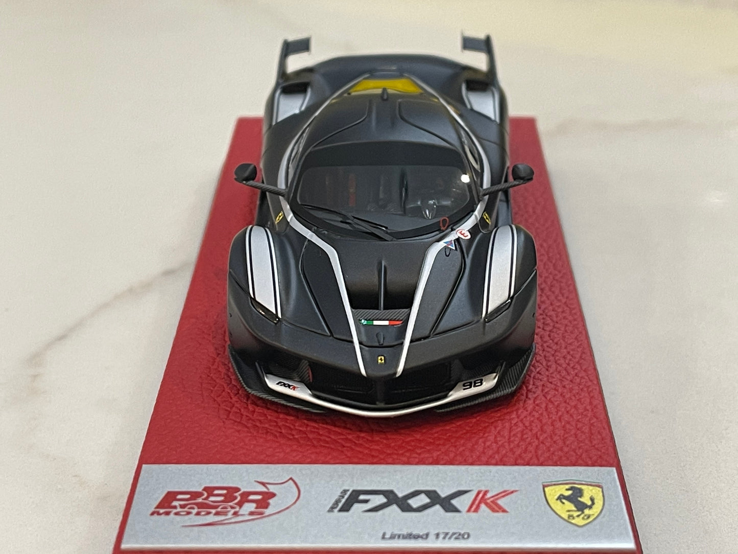 BBR 1/43 Ferrari FXX-K 2015 Nero Stellato Matt. No. 98 BBRC186DPRE