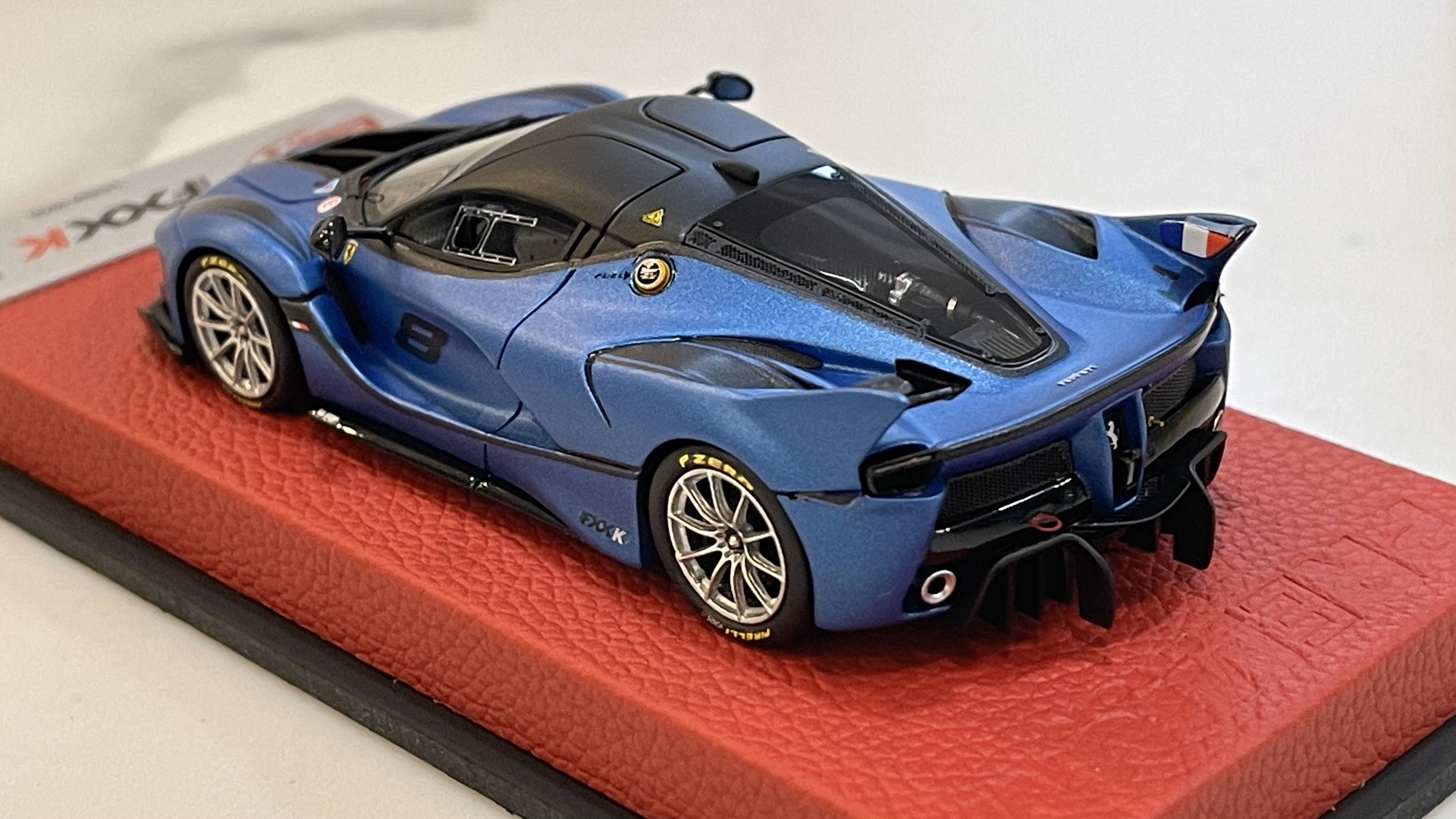 BBR 1/43 Ferrari FXX-K 2015 Blu Corsa Matt No. 8 BBRC186LPRE