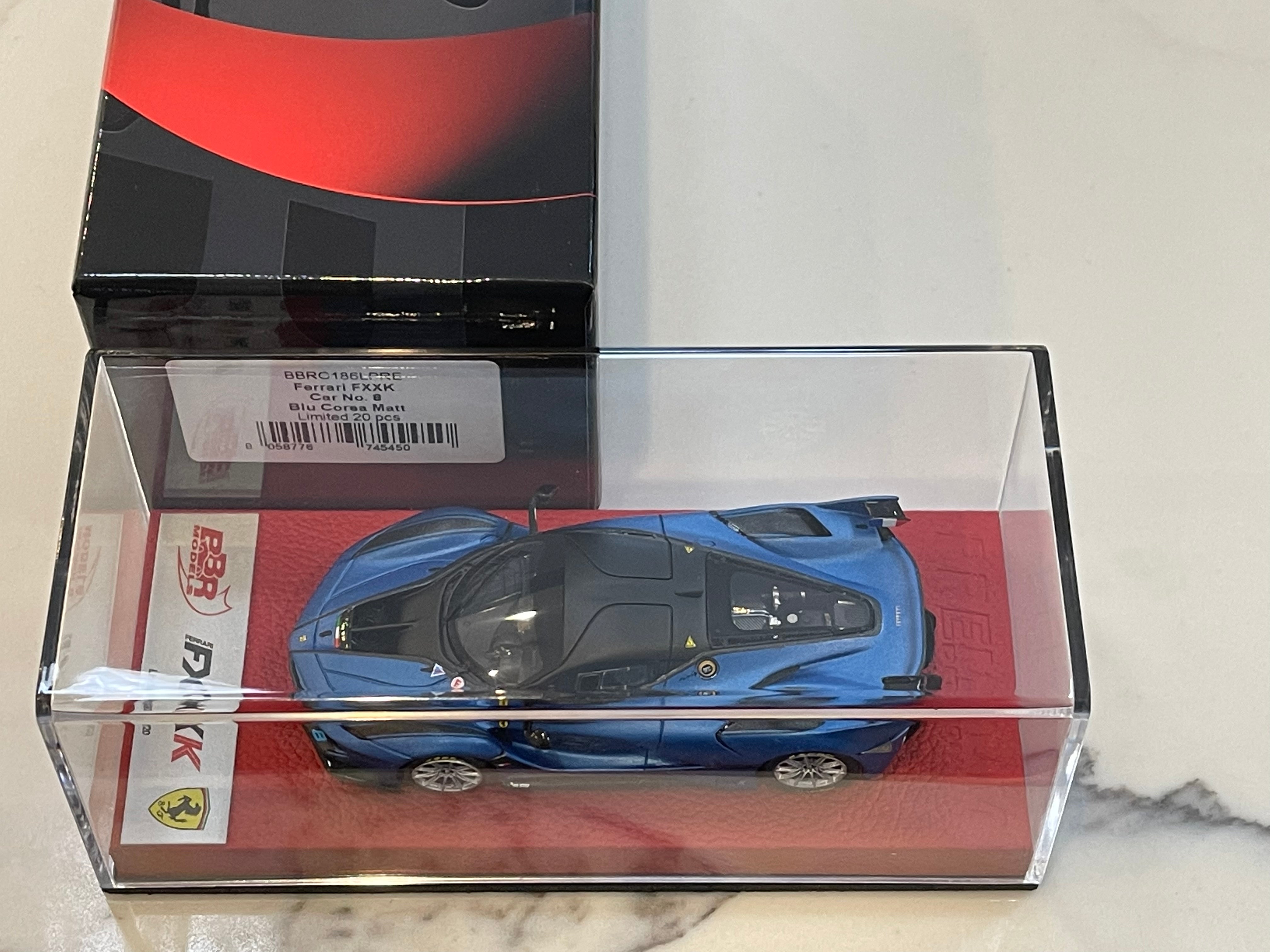 BBR 1/43 Ferrari FXX-K 2015 Blu Corsa Matt No. 8 BBRC186LPRE