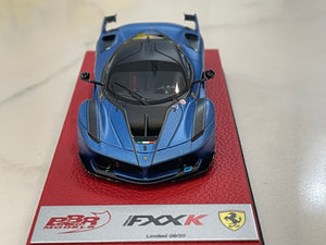 BBR 1/43 Ferrari FXX-K 2015 Blu Corsa Matt No. 8 BBRC186LPRE