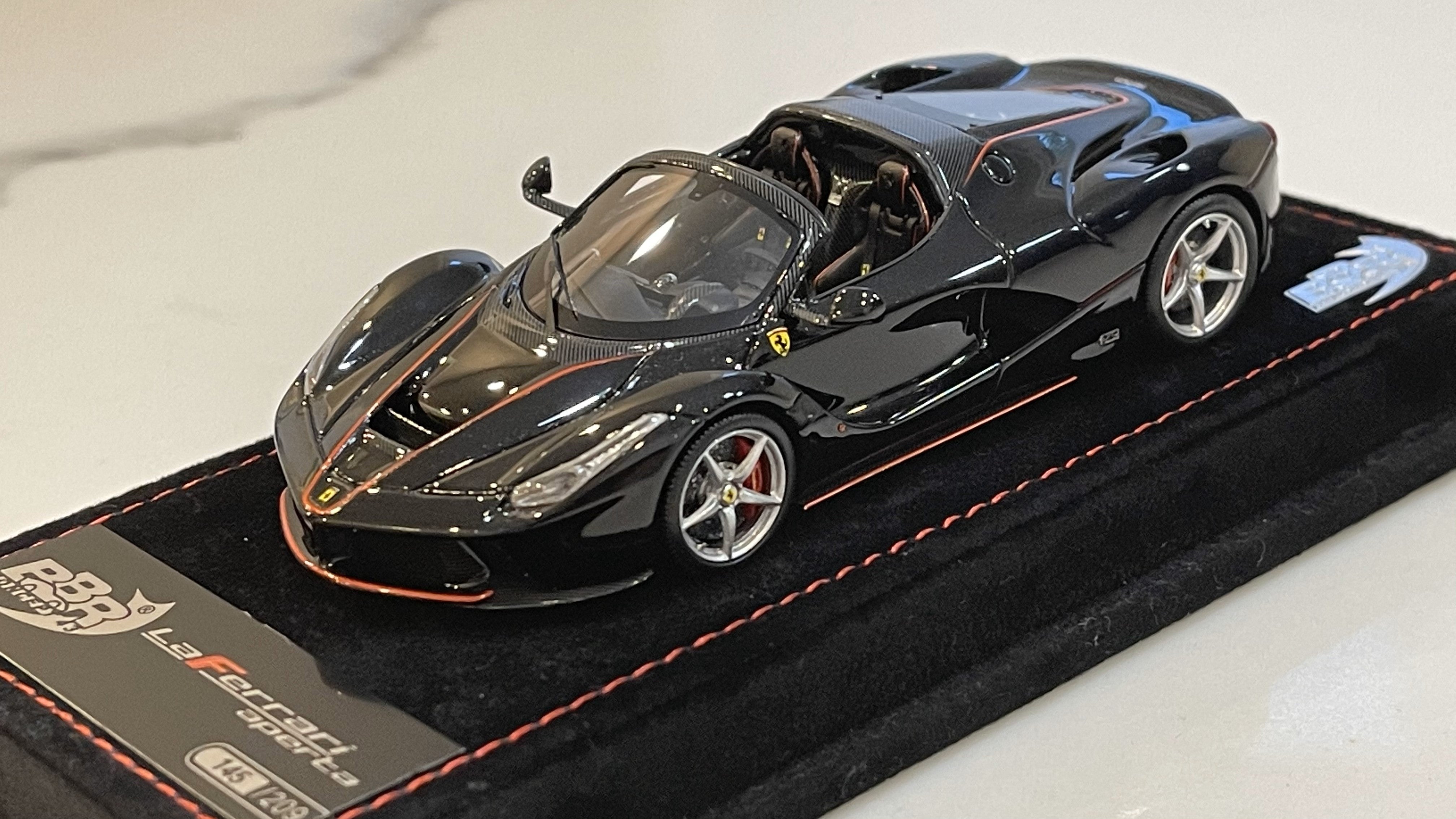 BBR 1/43 Ferrari LaFerrari Aperta 2016 Nero Daytona BBRC187A