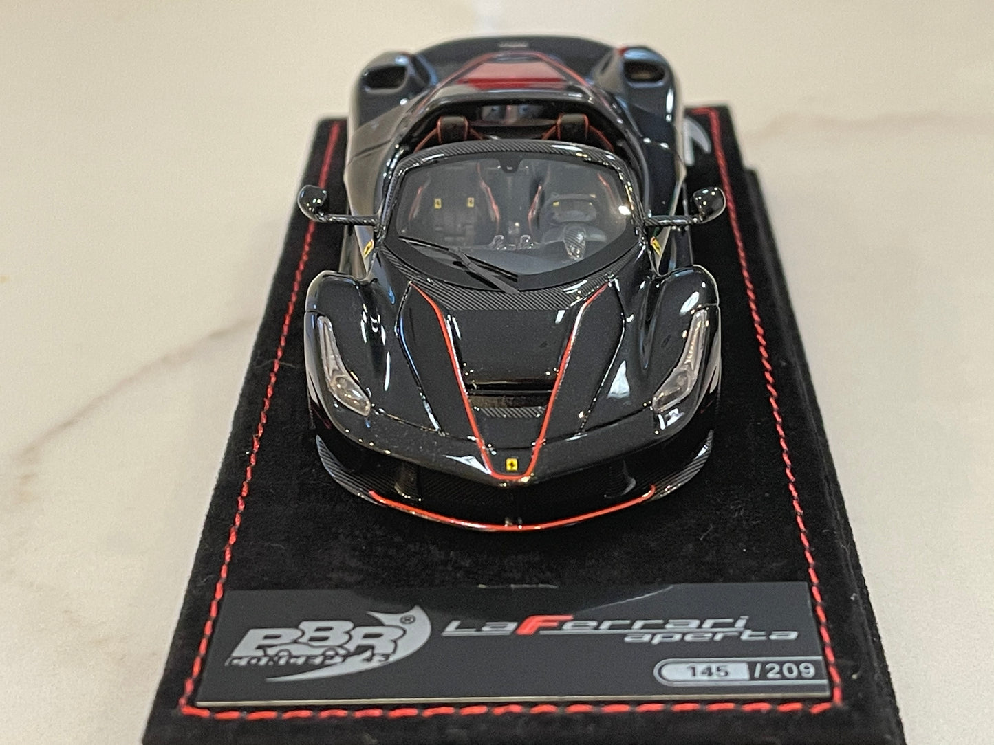 BBR 1/43 Ferrari LaFerrari Aperta 2016 Nero Daytona BBRC187A