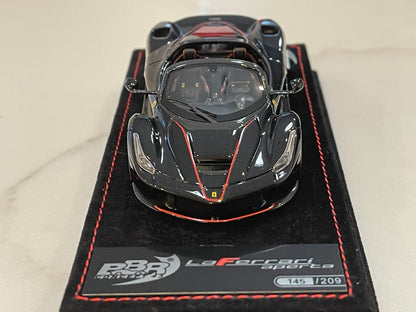 BBR 1/43 Ferrari LaFerrari Aperta 2016 Nero Daytona BBRC187A