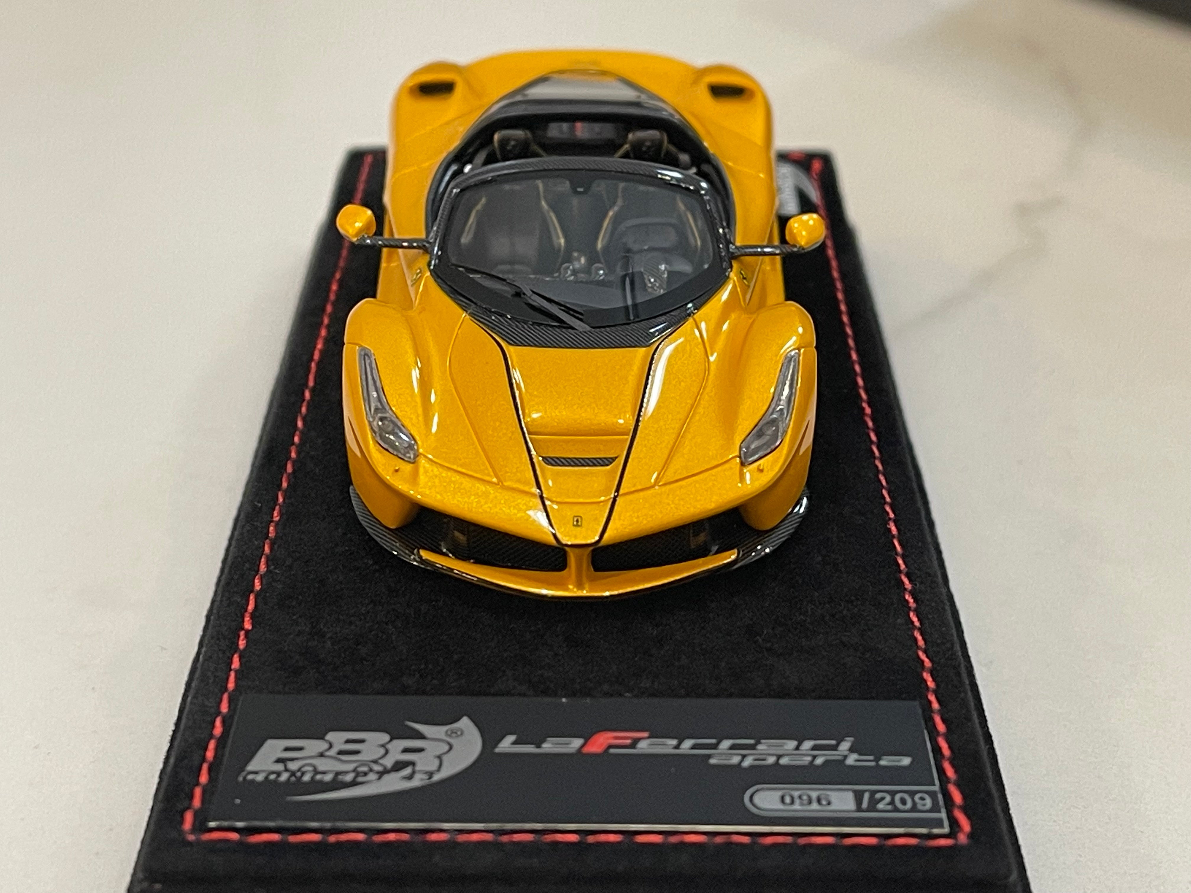 BBR 1/43 Ferrari LaFerrari Aperta 2016 Giallo Tristrato BBRC187B