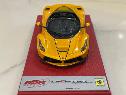 BBR 1/43 Ferrari LaFerrari Aperta 2016 Giallo Tristrato BBRC187BPRE
