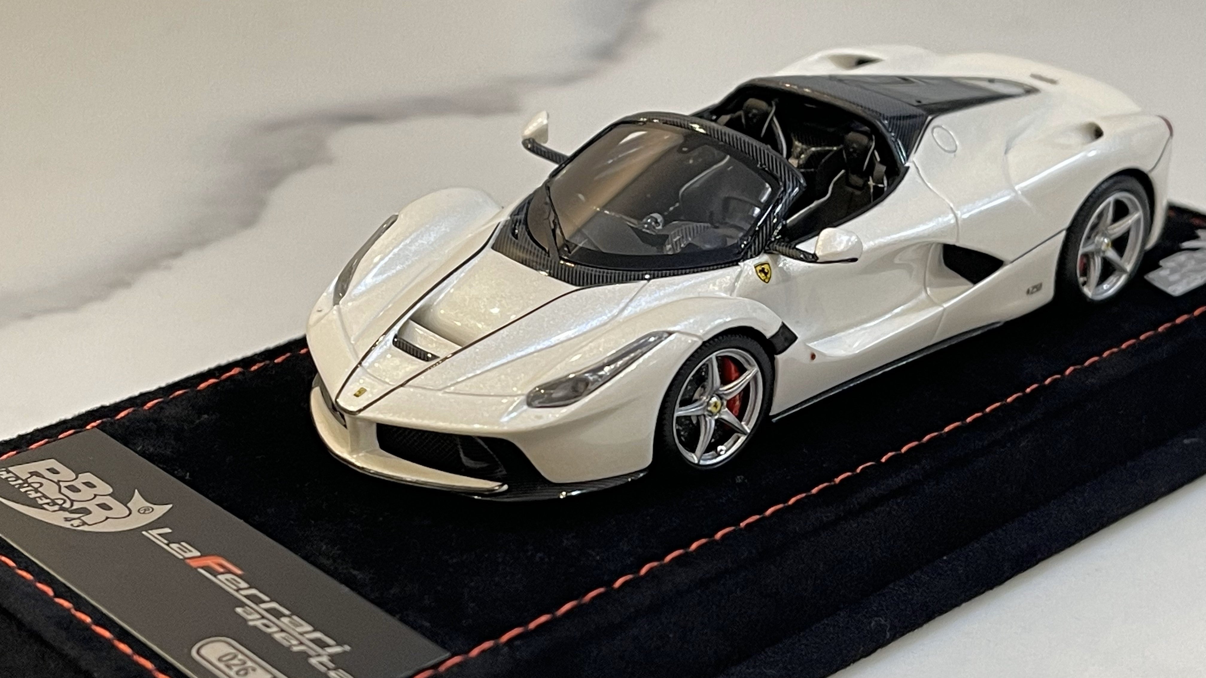 BBR 1/43 Ferrari LaFerrari Aperta 2016 Bianco Italia BBRC187E