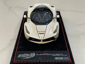 BBR 1/43 Ferrari LaFerrari Aperta 2016 Bianco Italia BBRC187E