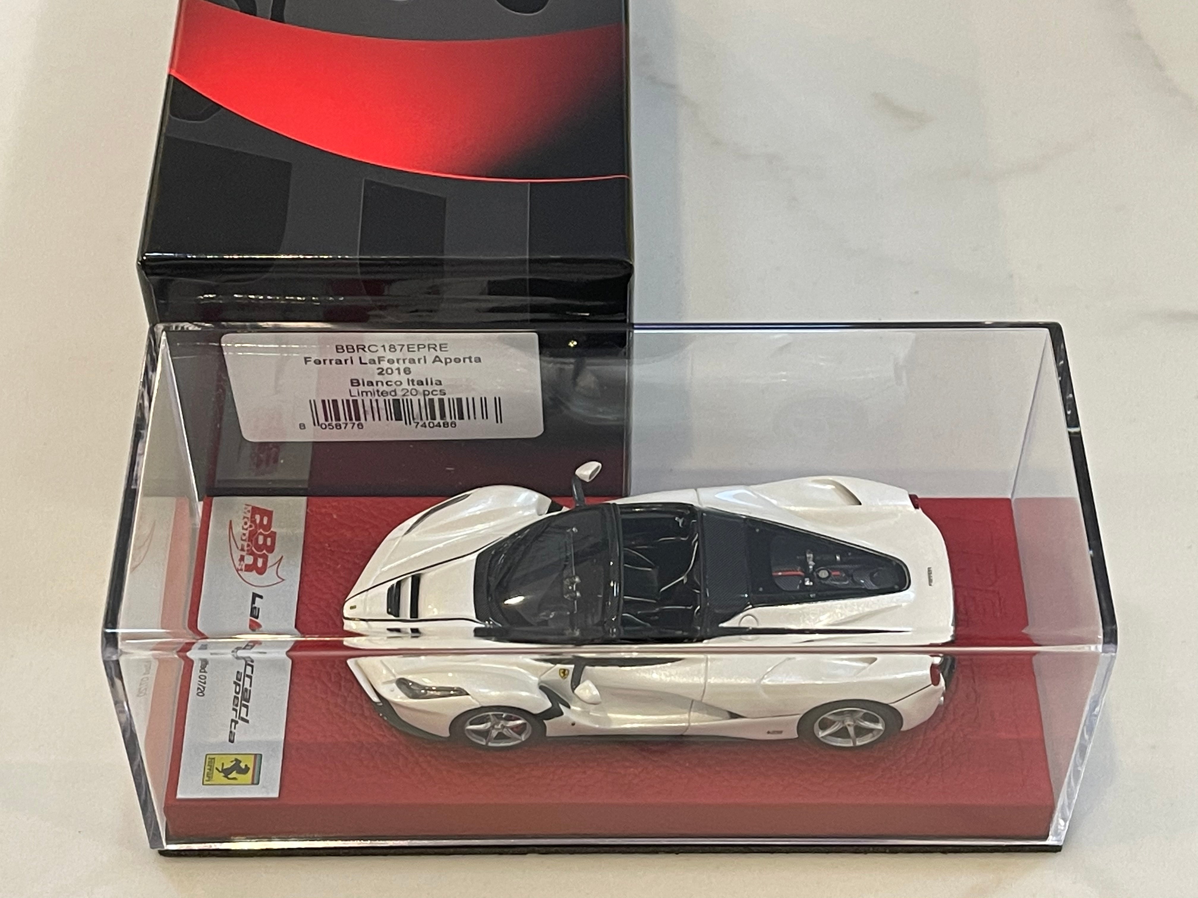 BBR 1/43 Ferrari LaFerrari Aperta 2016 Bianco Italia BBRC187EPRE