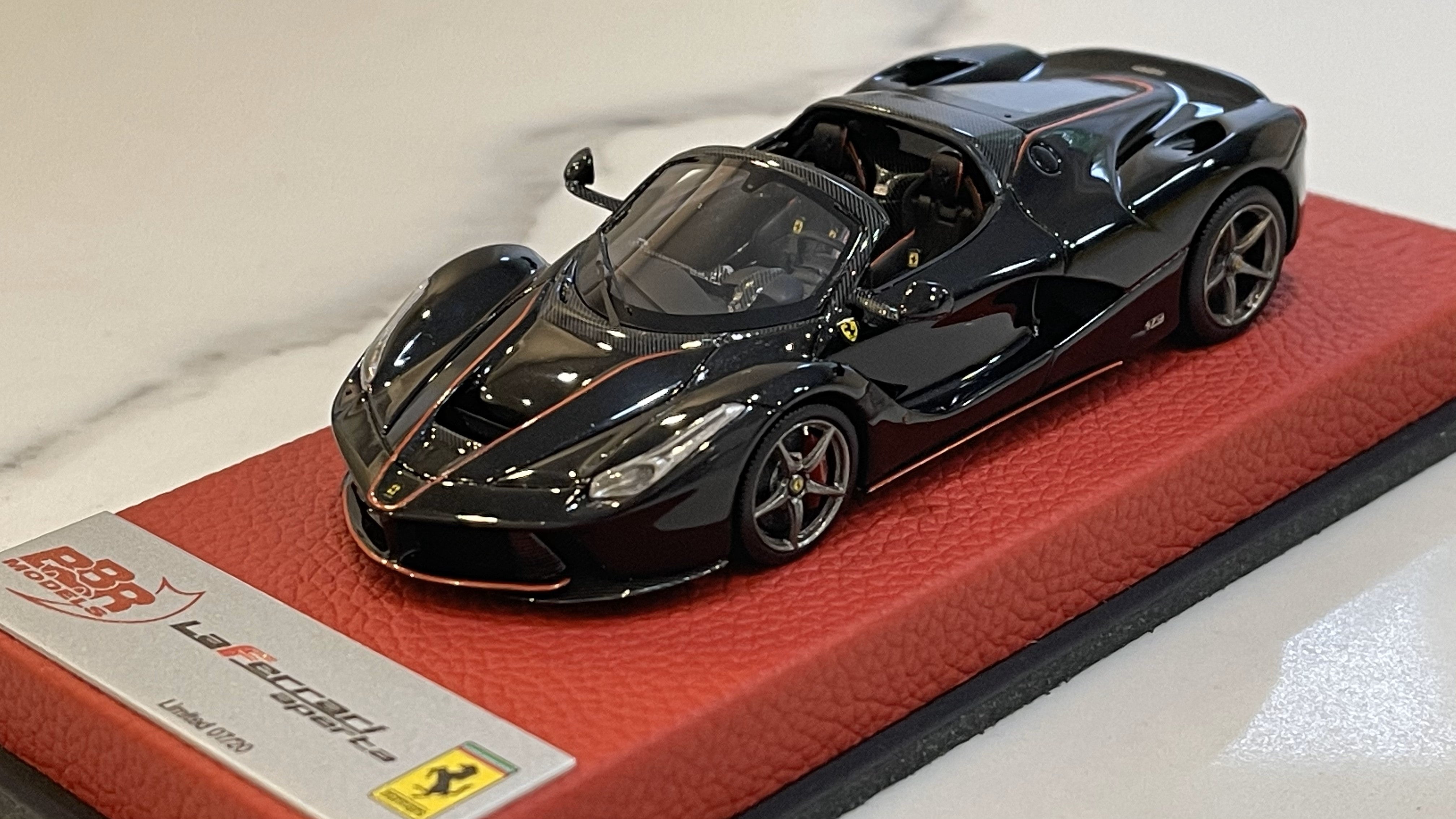 BBR 1/43 Ferrari LaFerrari Aperta 2016 Nero Daytona BBRC187PRE