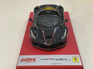 BBR 1/43 Ferrari LaFerrari Aperta 2016 Nero Daytona BBRC187PRE