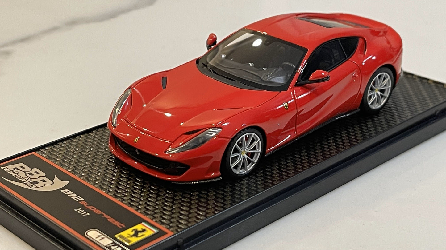 BBR 1/43 Ferrari 812 Superfast 2017 Rosso Corsa BBRC198-20