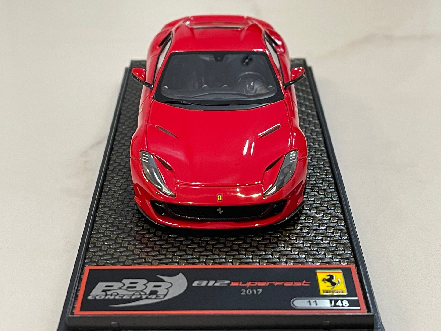 BBR 1/43 Ferrari 812 Superfast 2017 Rosso Corsa BBRC198-20